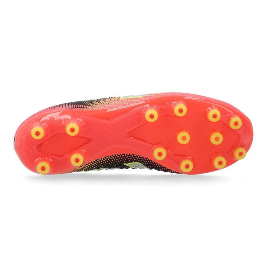 New Balance Tekela V4 Pro Low AG Flash Point - Noir/Rouge/Argenté