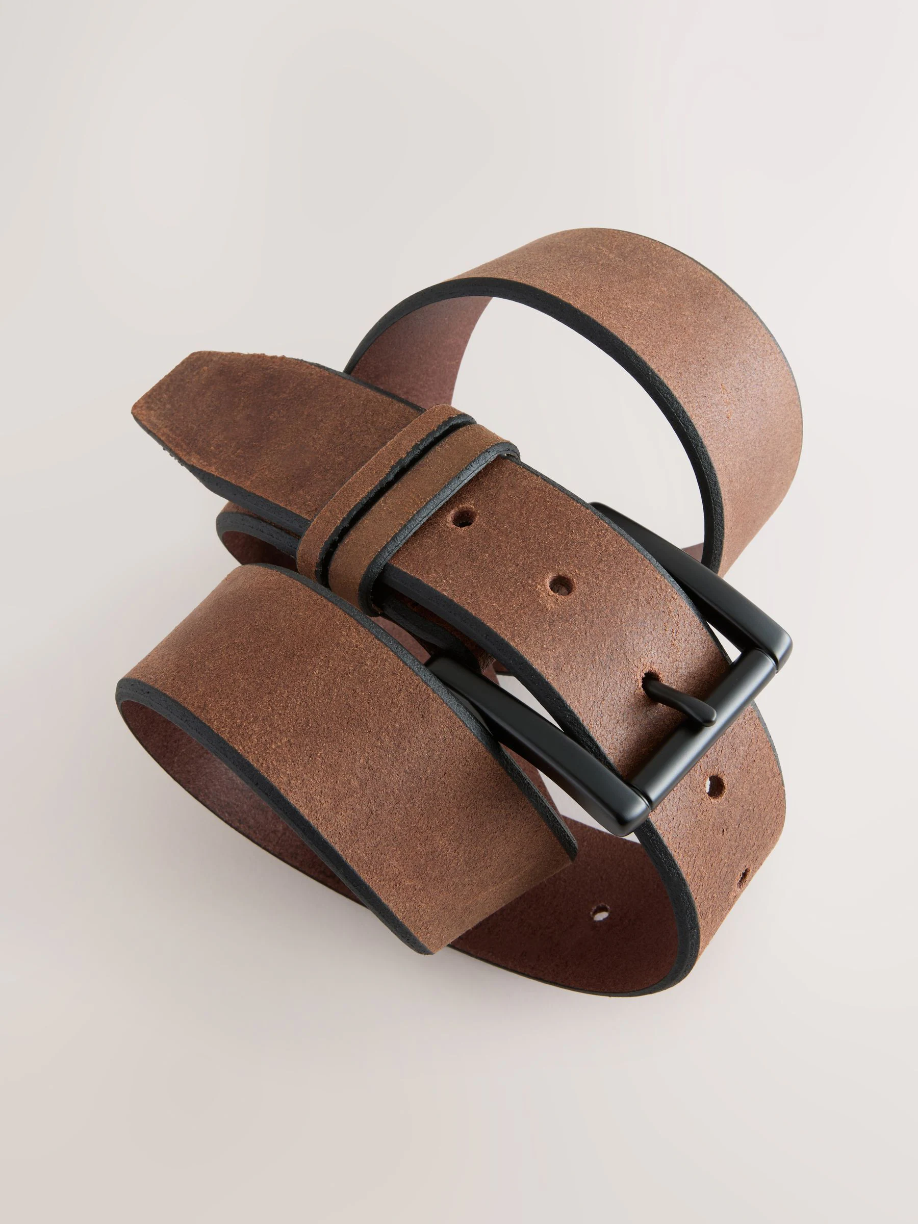 Bruin - Casual leren riem