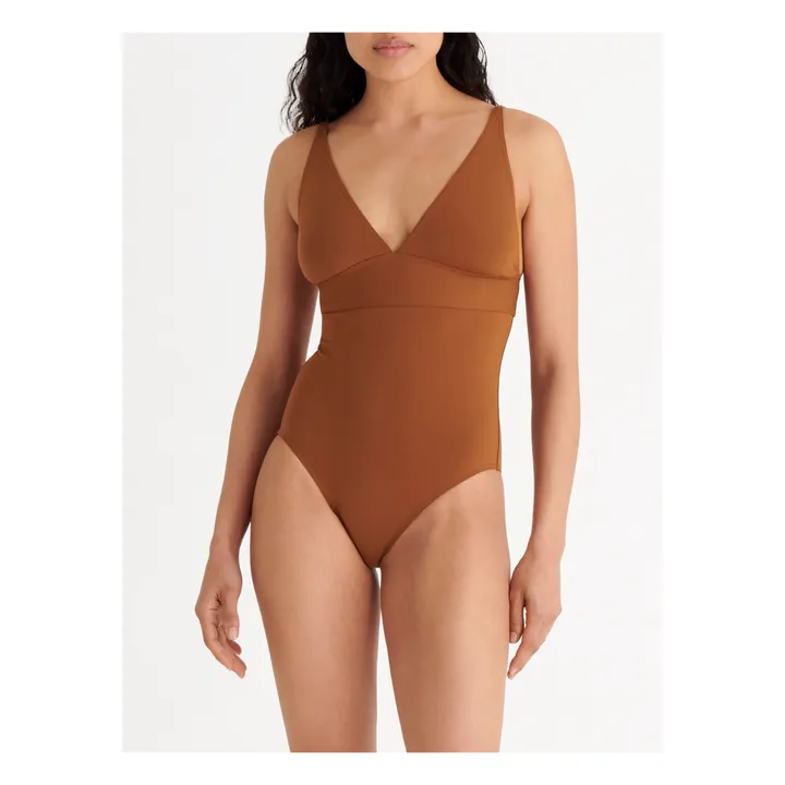Eres Maillot de Bain 1 Pièce Larcin | Marron