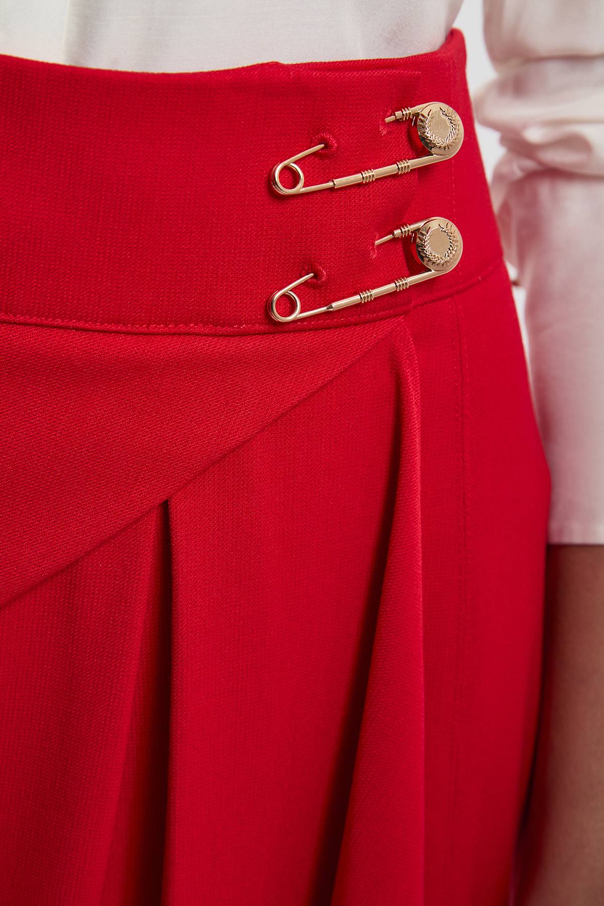 KarenMillen Jupe Longue Ajustée Avec Drapé Et Finition Portefeuille