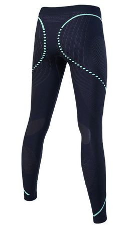 EVOLUTYON Damen-Thermohose  charcoalanthraciteaqua  SM