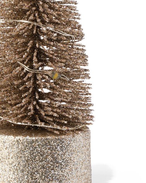 Arbre de Noël doré avec lumières