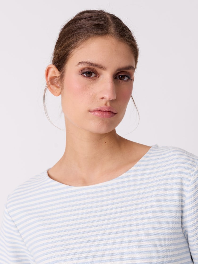 Mary topp Chambray Blue
