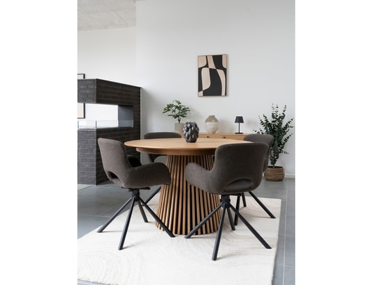 HOUSE NORDIC - Chaise Lot de 2 C. Amorim marron