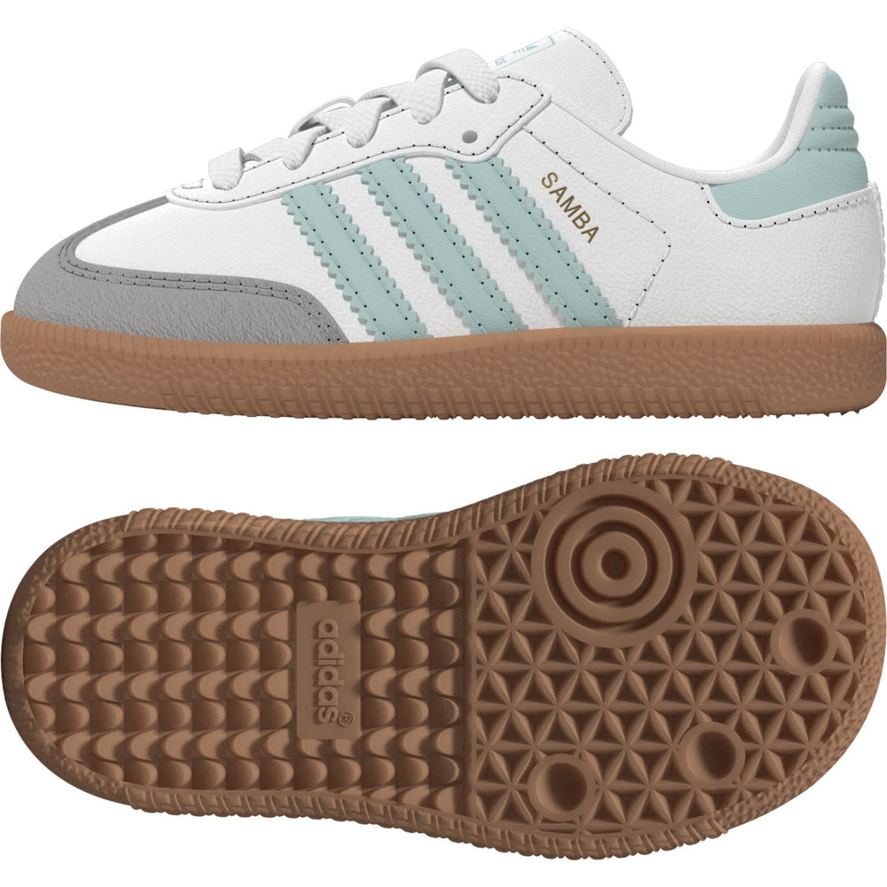 Køb adidas Originals Ftwr White/Semi Flash Aqua/Gum 3 Samba Og El I Sneakers