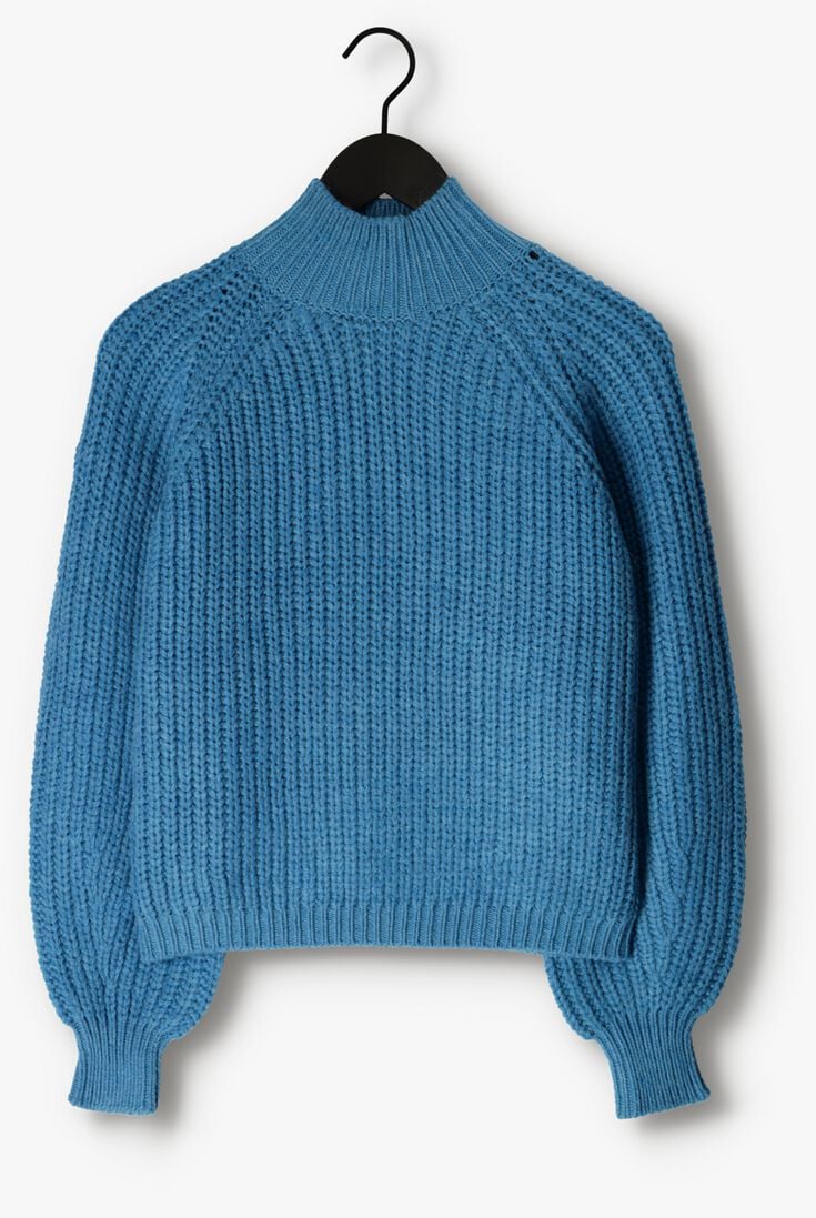 Y.A.S. blauwe y.a.s. coltrui yasultra ls high neck knit pullover