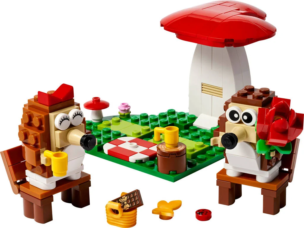 Gezellig uitjeEgelpicknick dierenspeelset 40711