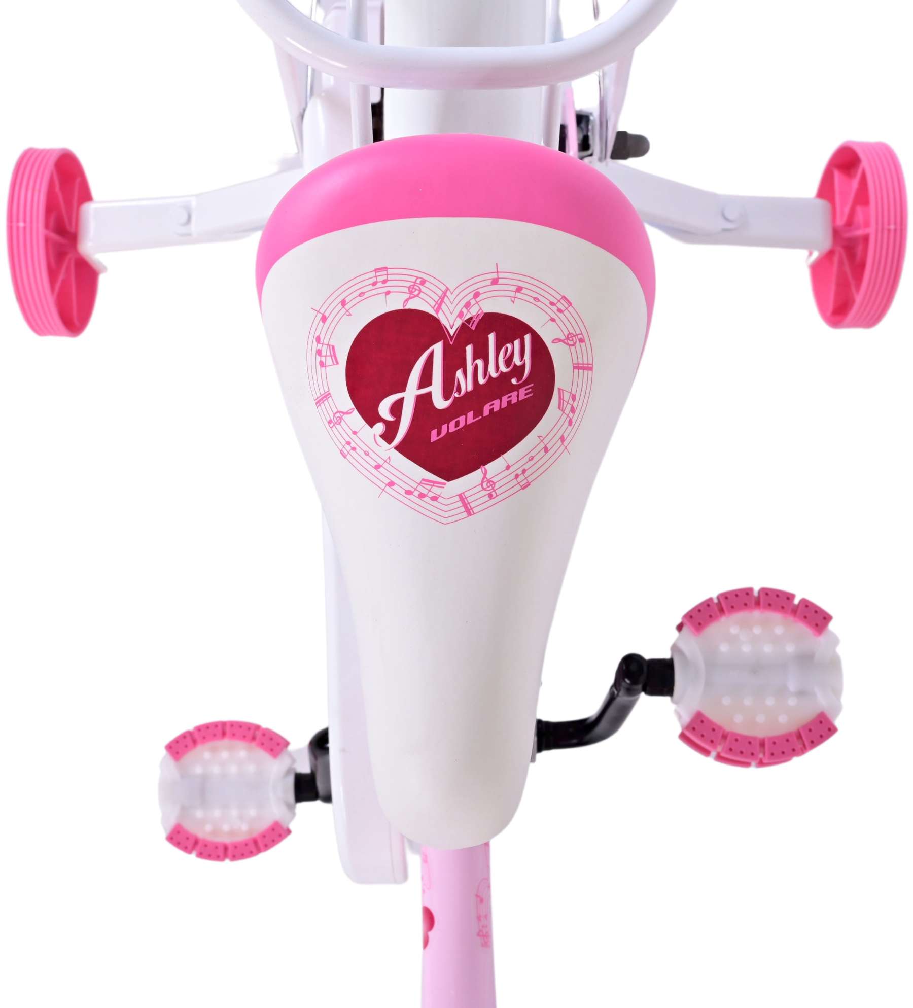 TPFSports Ashley Kinderfahrrad - Mädchen - 18 Zoll - Rücktritt + Handbremse - Rosa/Rot