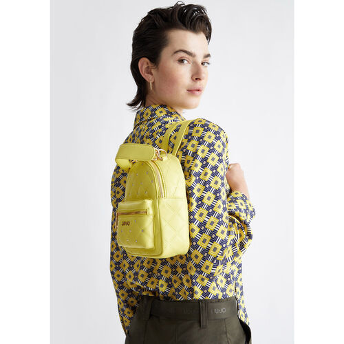 Liu Jo - Mochila ecosostenible con strass Amarillo