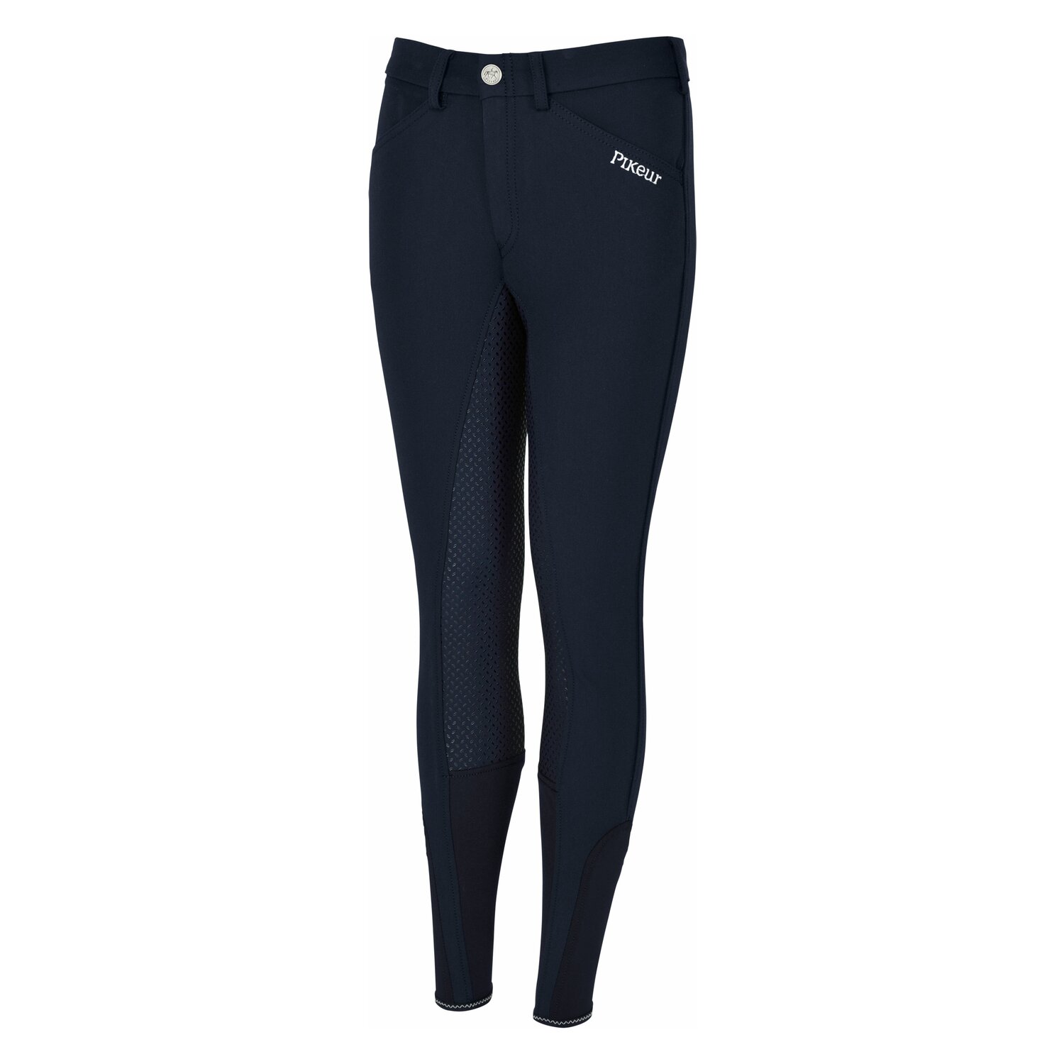 PIKEUR Gesäßeinsatz-Reithose Braddy Grip Softshell  - nightblue