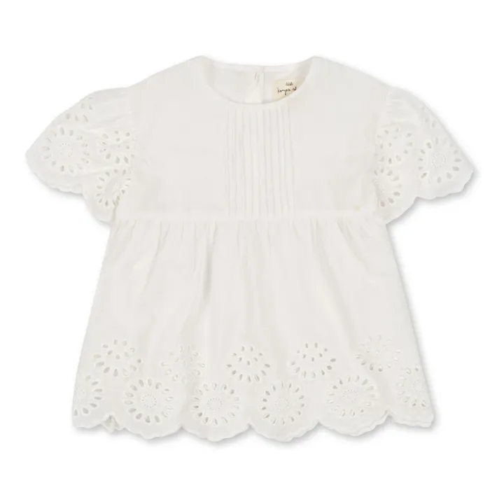 Konges Sløjd Blouse Posey Coton Bio | Blanc