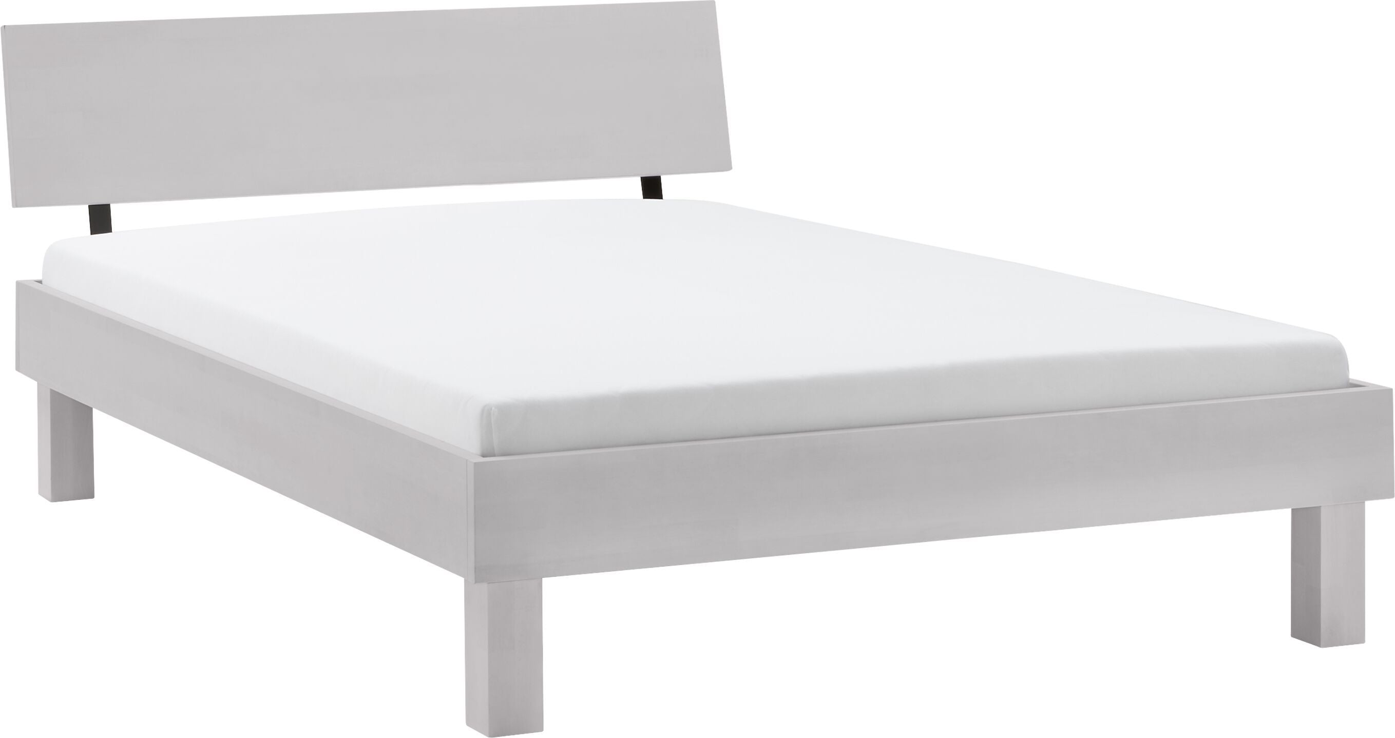 CARA Bett - Buche weiss / B: 140.0 cm x T: 200.0 cm