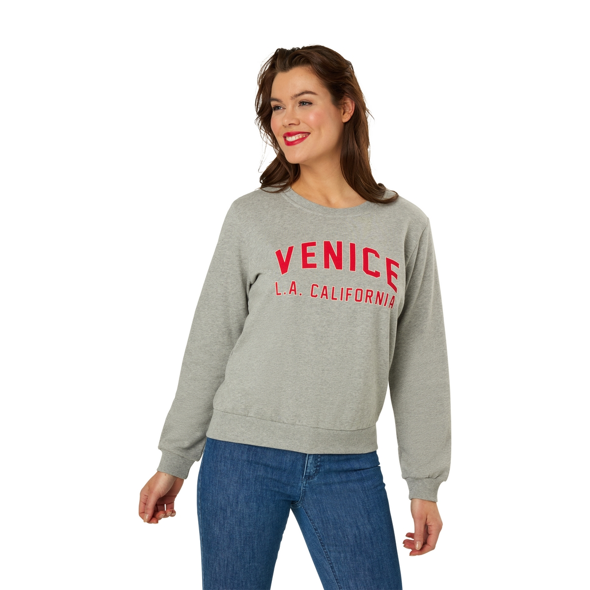 Dames Trui 24177 sweat Ivy backprint