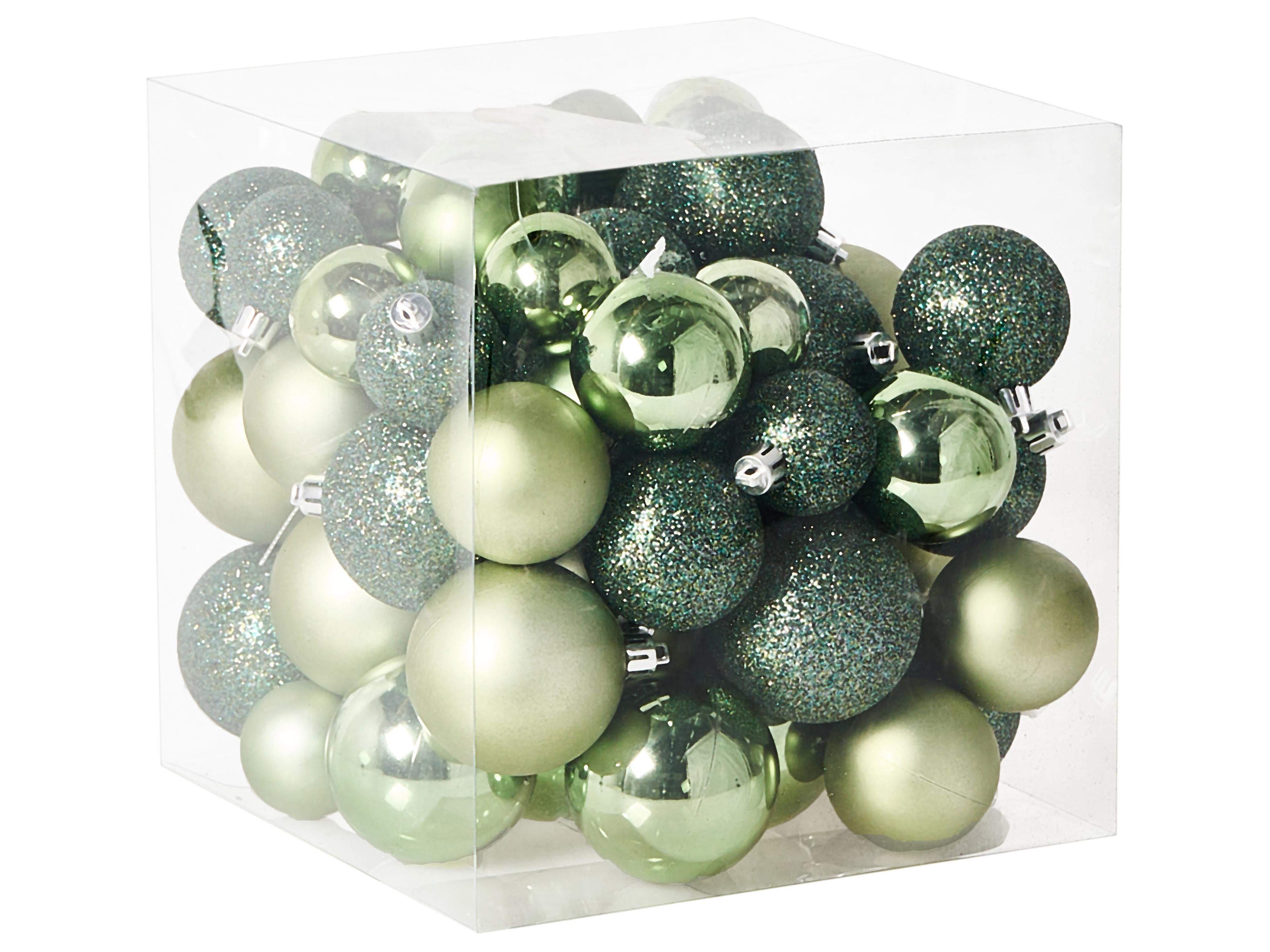 Set van 60 kerstballen TYIN Groen