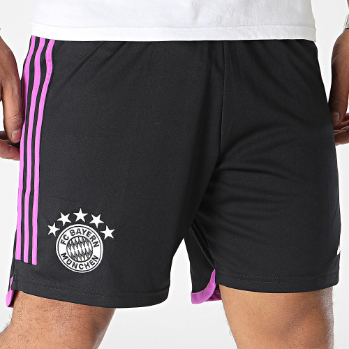 Short Jogging A Bandes Bayern HR3720 Noir Violet
