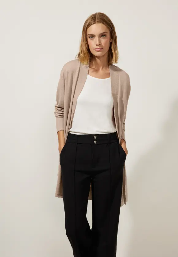 Offener Cardigan - bleached sand melange