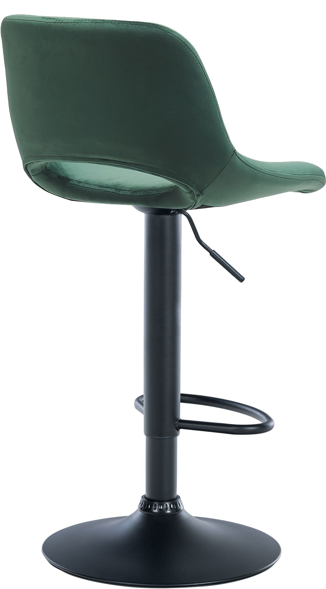 CLP 2er Set Barhocker Camden I Samt-Bezug