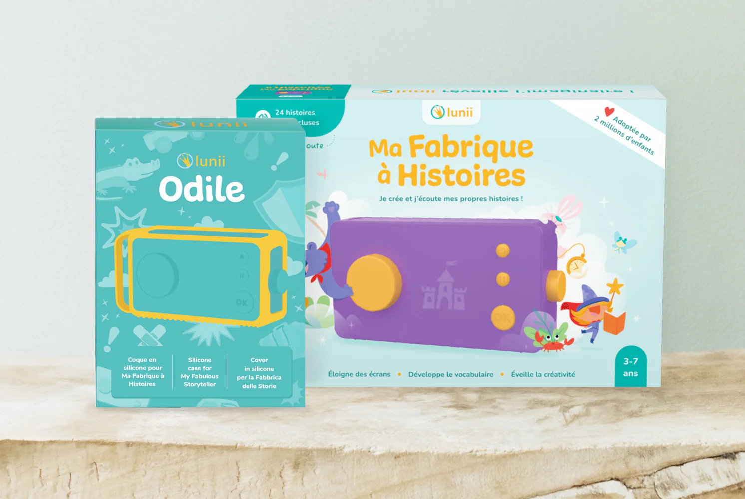 Pack - Fabrique Violette + Coque Jaune