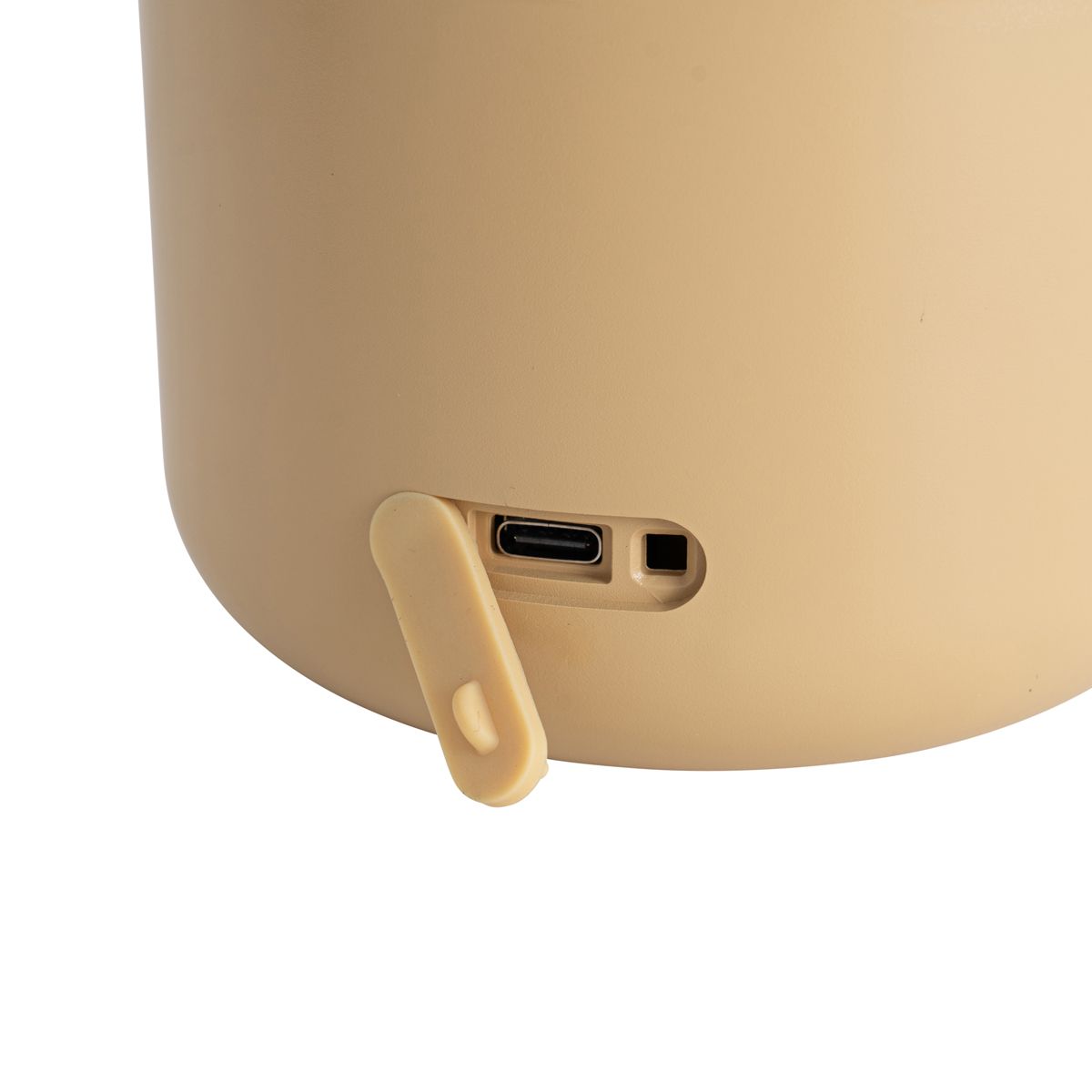 Set van 2 buiten tafellampen goud met wit incl. LED oplaadbaar - Haard