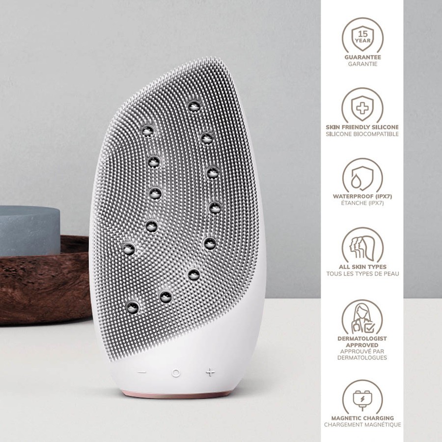 GESKE Sonic Thermo Facial Brush & Face-Lifter 8 in 1 Starlight