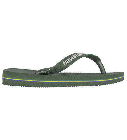 Havaianas Klipklapper - Brasil Logo - Olive Green