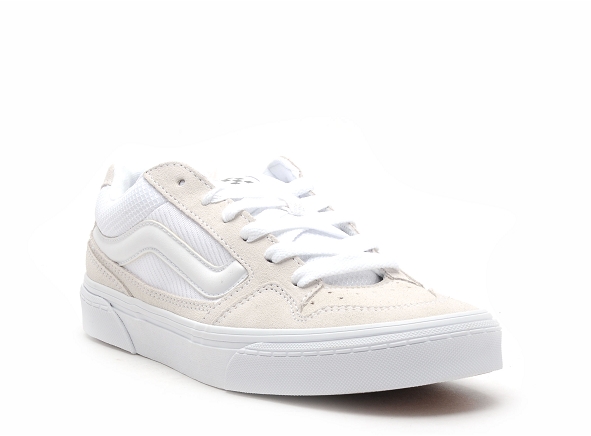 Vans basses femme caldrone mn suede m blanc