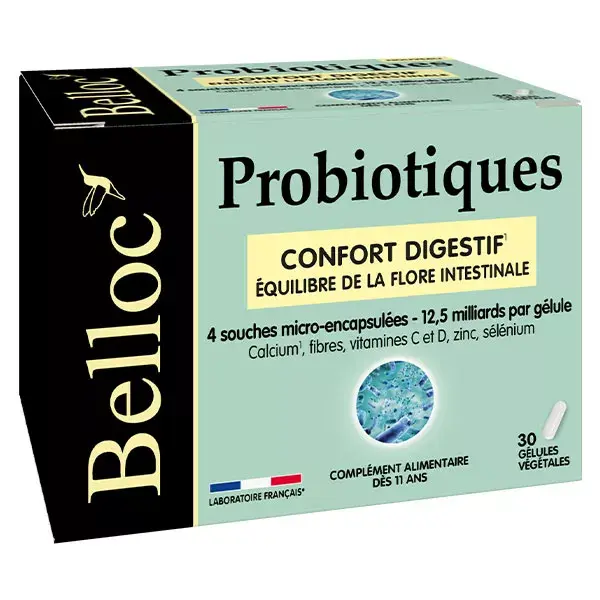 Belloc Probiotiques Confort Digestif 30 gélules
