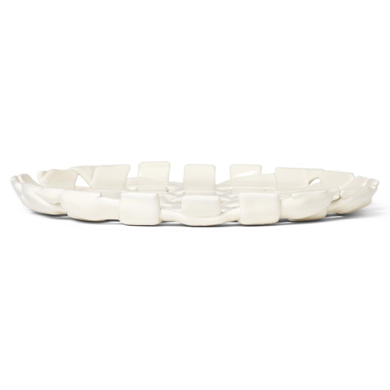 Ferm Living Plait serveerschaal Off-white