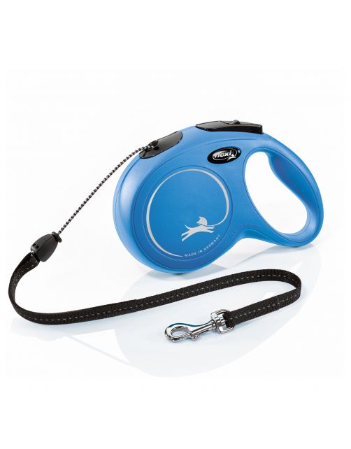 Flexi Rollijn Classic Koord M Blauw - Hondenriem