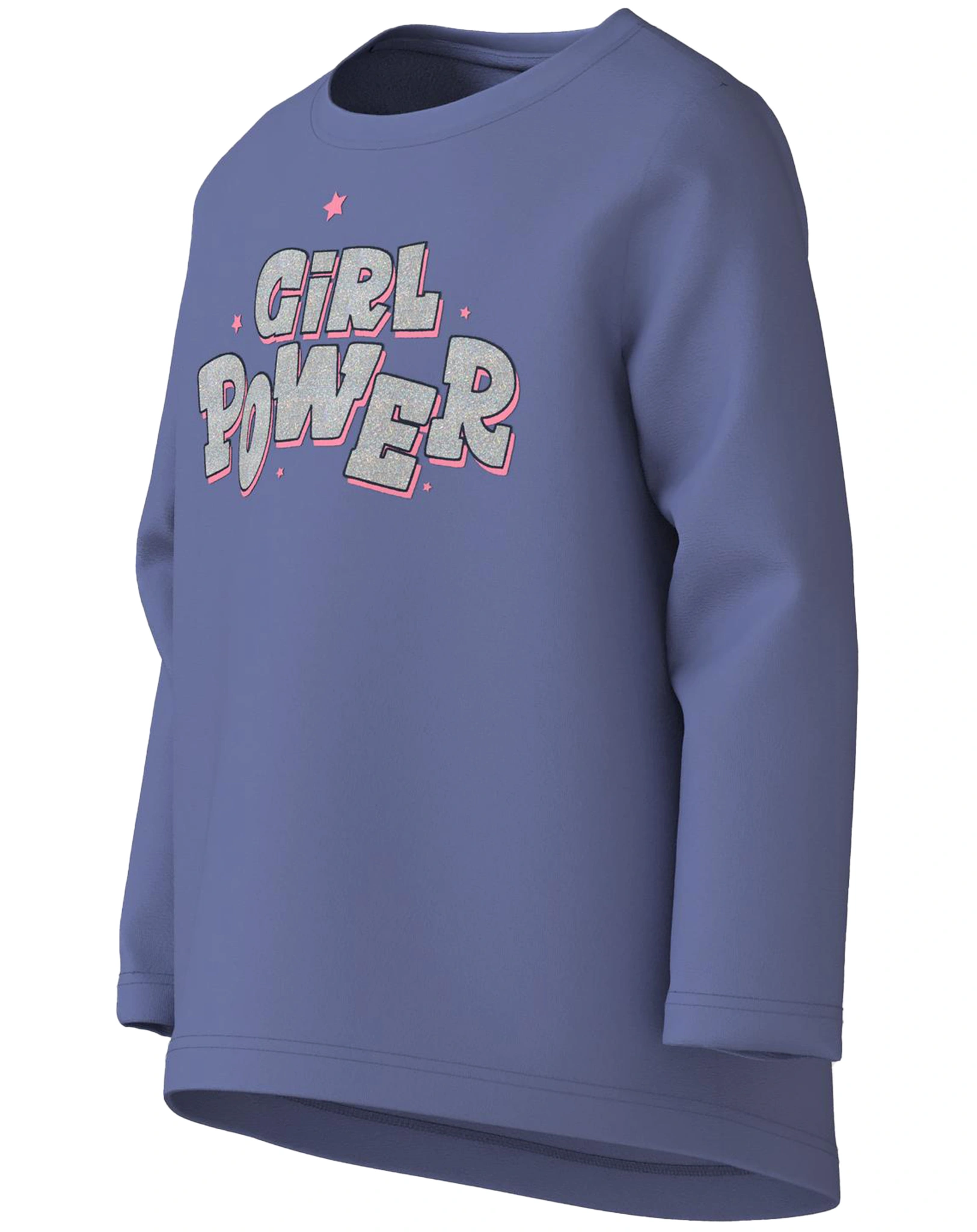 Langarmshirt NMFVIOLET GIRL POWER in velvet morning