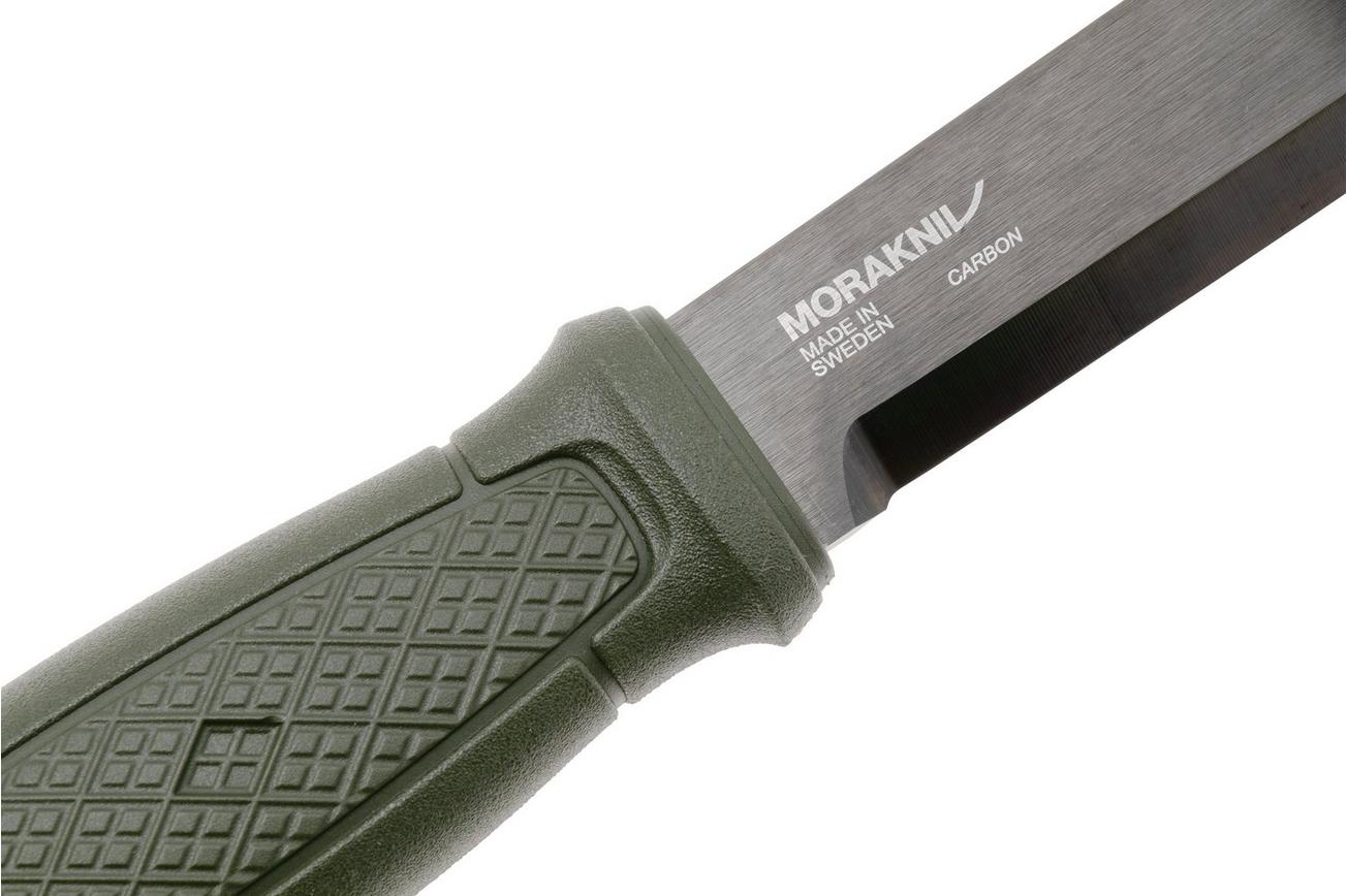 Morakniv Garberg BlackBlade Carbon 14528 Black DLC C100S, Green Polyamide, bushcraftmes