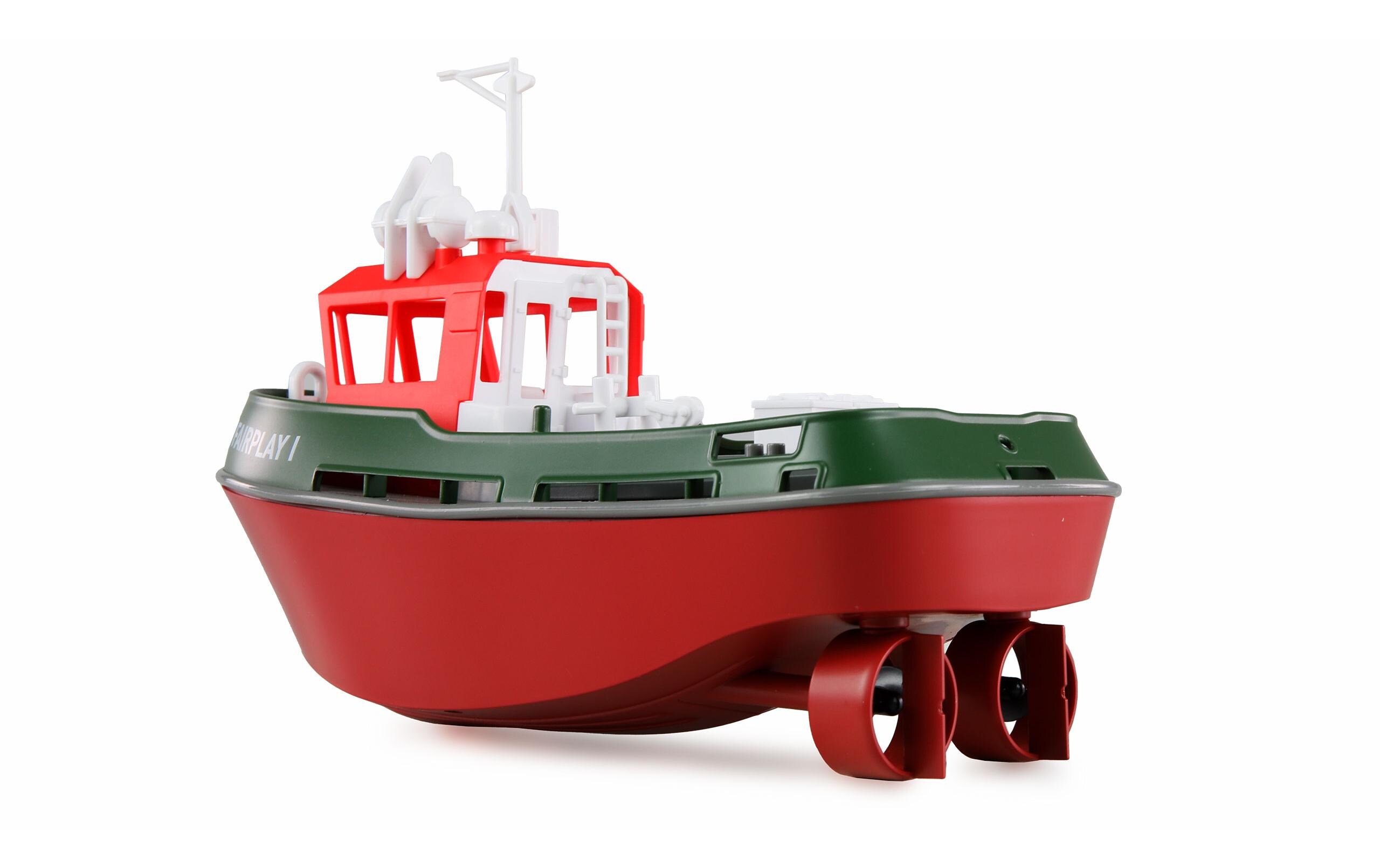 Boot Fairplay I Schlepper Grün, RTR, 1:722-Motoriges ferngesteuertes Boot