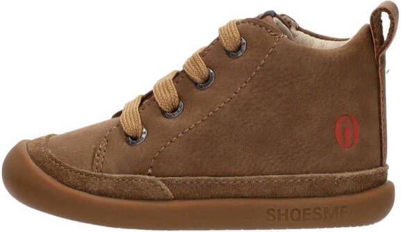 Shoesme Baby Veterschoenen Cognac Leer