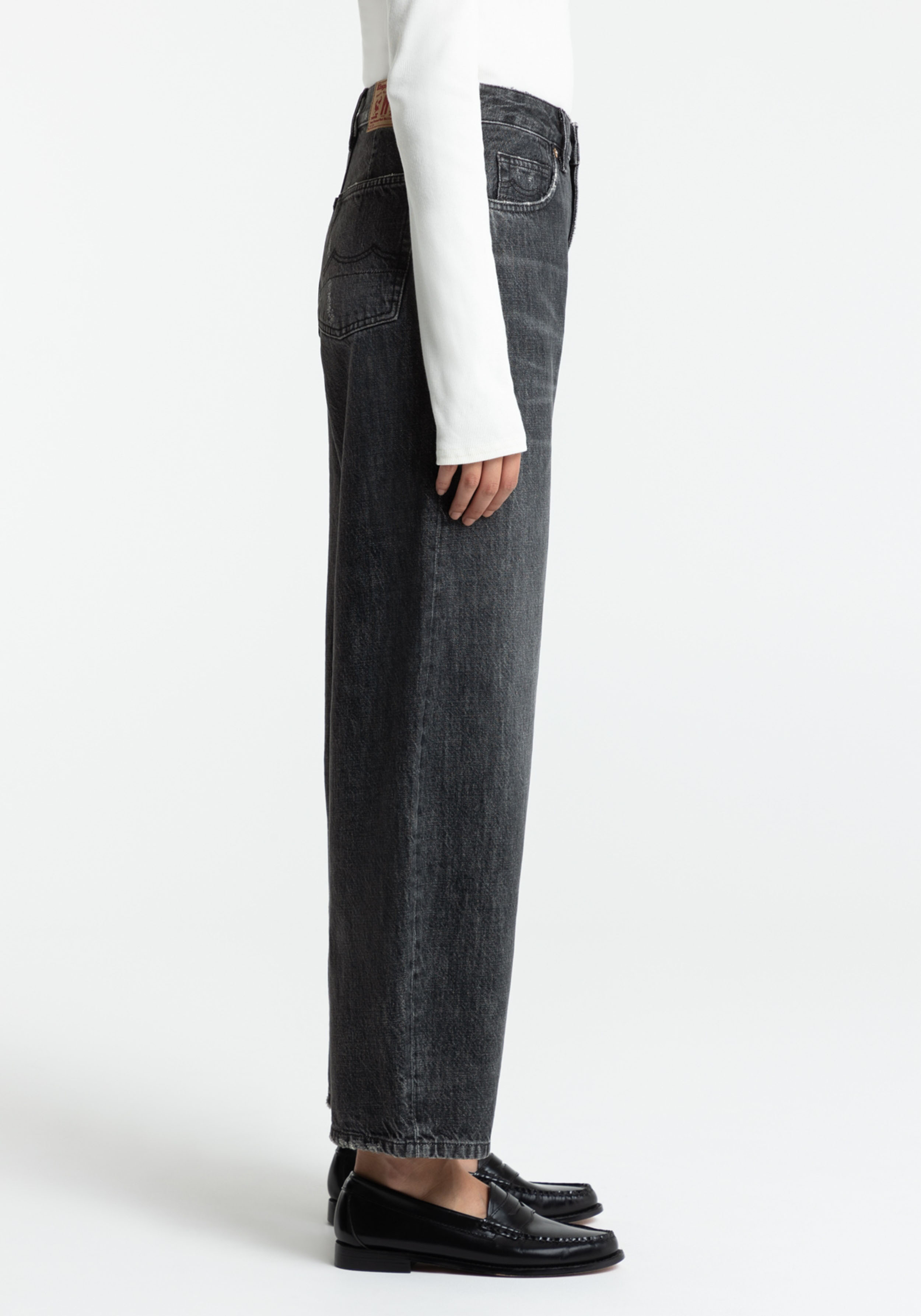 Kings Of Indigo Jeans Leila Ceky Black Worn
