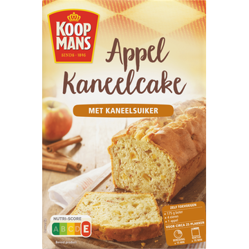 Koopmans Appel kaneelcake met Kaneelsuiker Bakmix 400 g