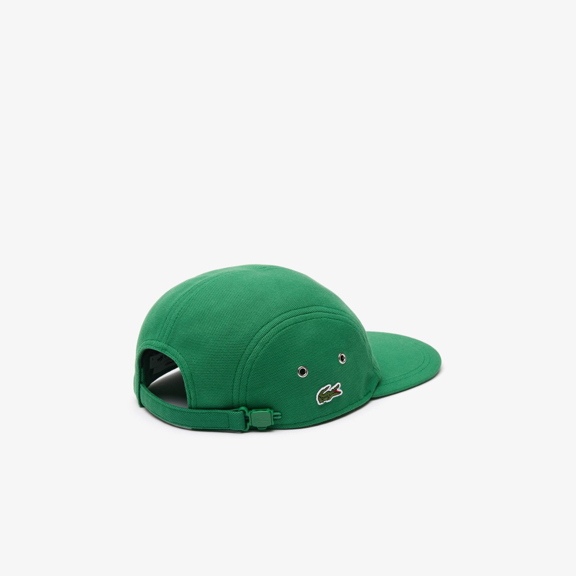 Casquette Girolle unisexe unie Lacoste en piqué de coton biologique Chapeaux & Casquettes - Vert - Lacoste - Unisex