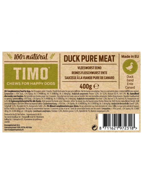 Timo Vleesworst Eend - Hondensnacks