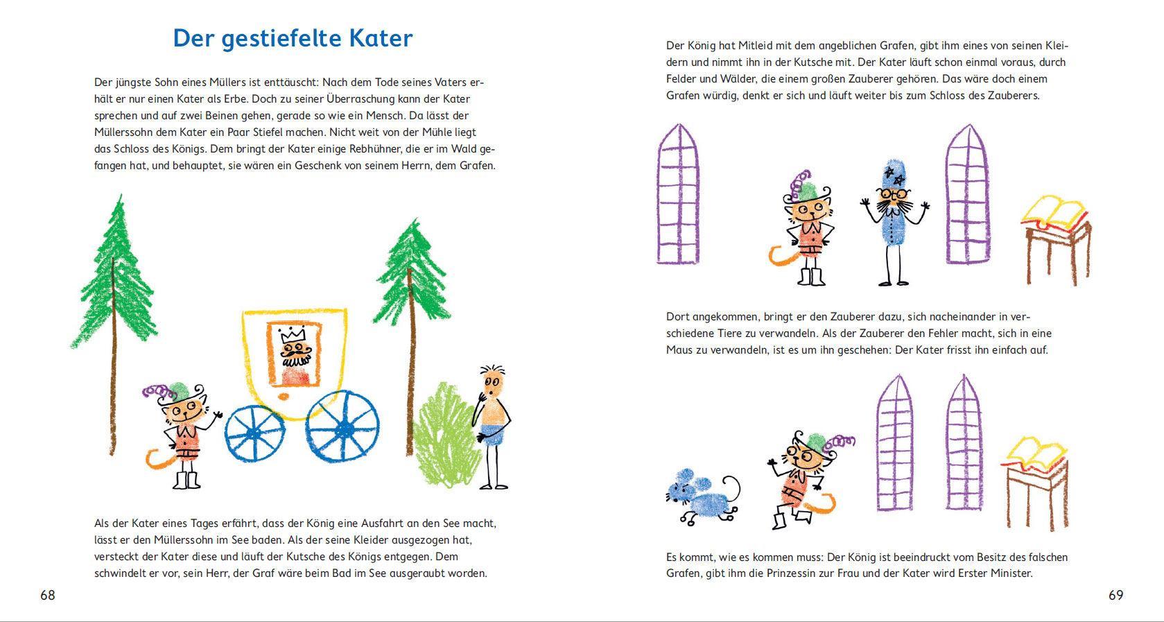 Fingerstempeln für kleine Künstler - Märchen und Geschichten