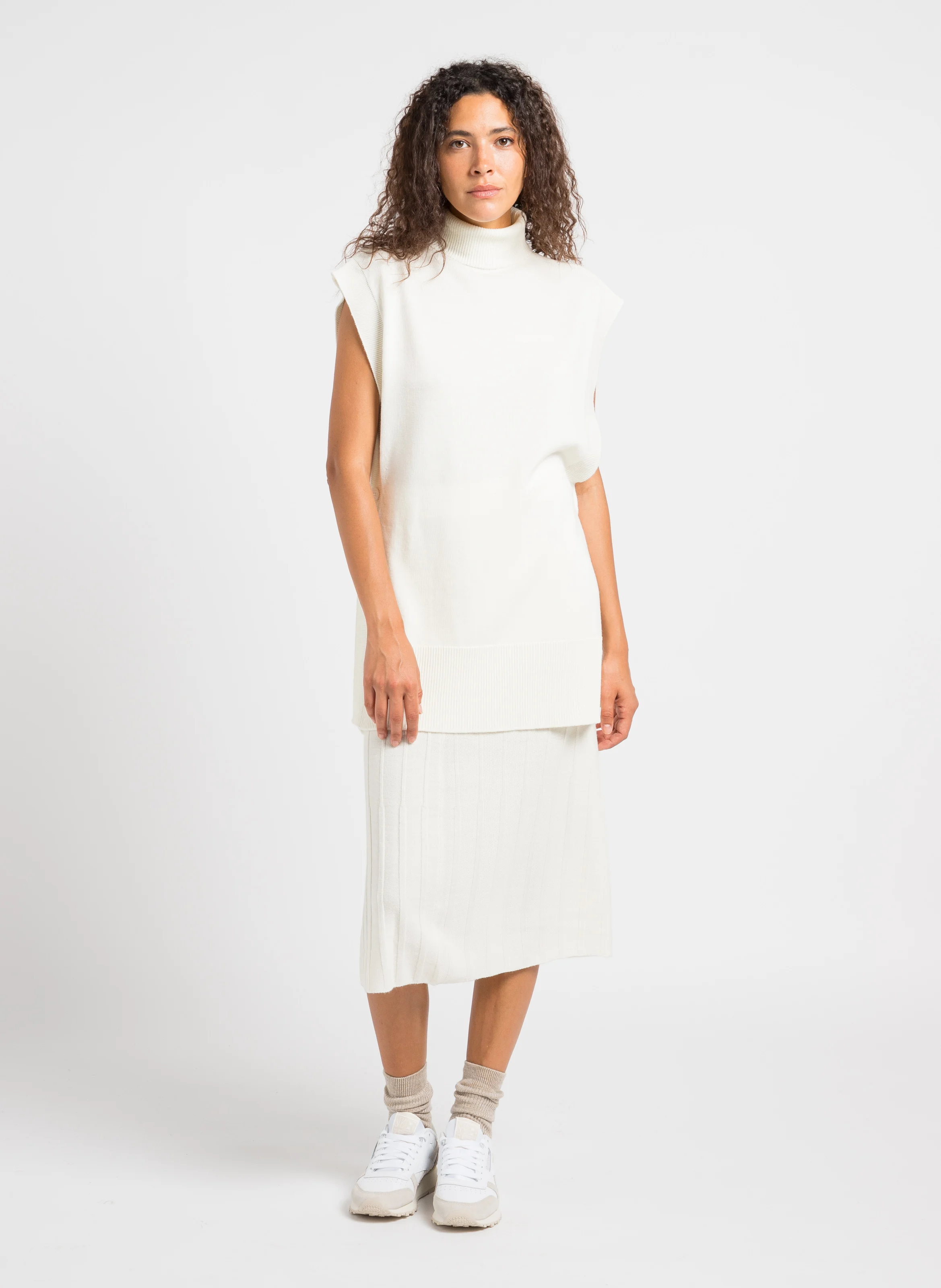CLASSIC LEATHER - Baskets basses en cuir | Blanc