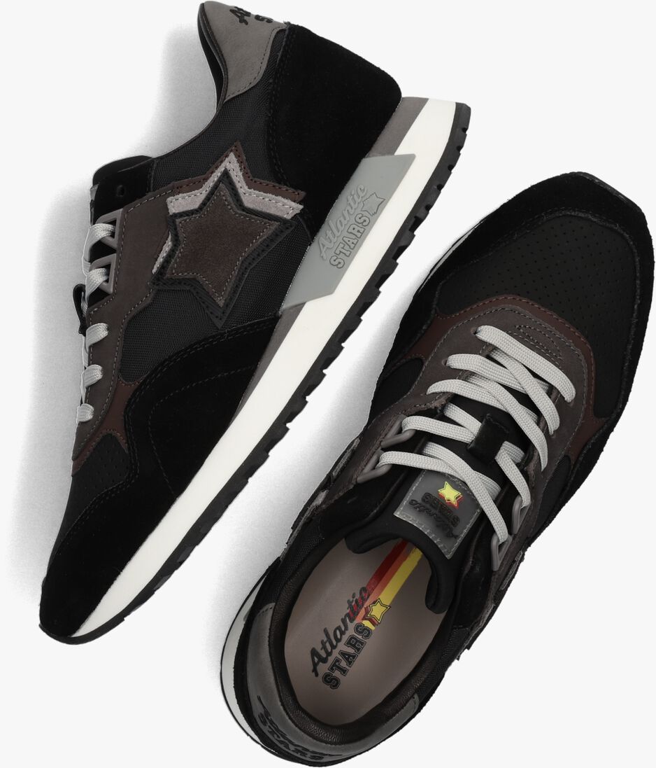 ATLANTIC STARS zwarte atlantic stars lage sneakers dracoc