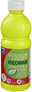 Gouache Maling - Fluorescent Yellow 500 ML - Lefranc Bourgeois