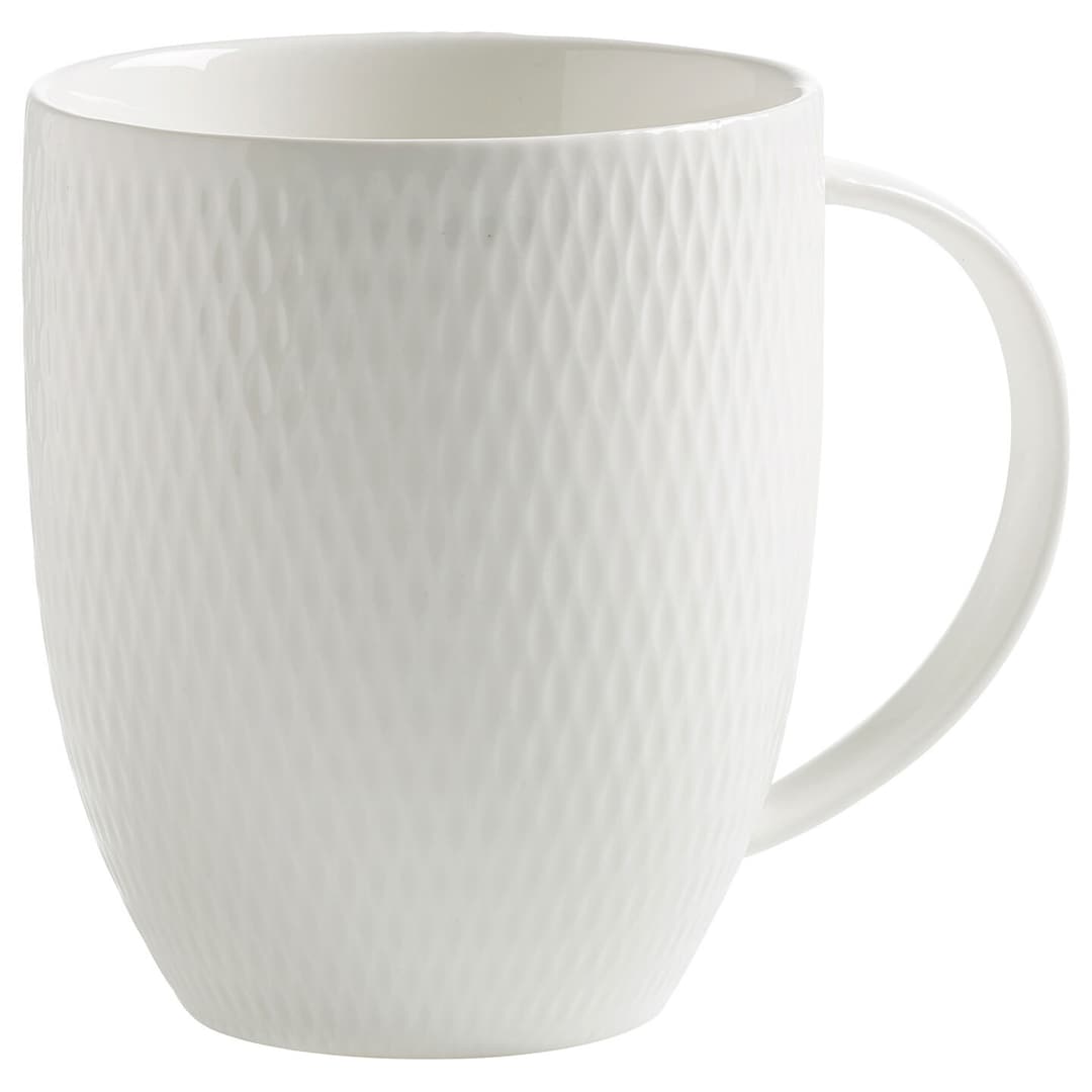MAXWELL & WILLIAMS Kaffeebecher DIAMONDS 4er Set weiß