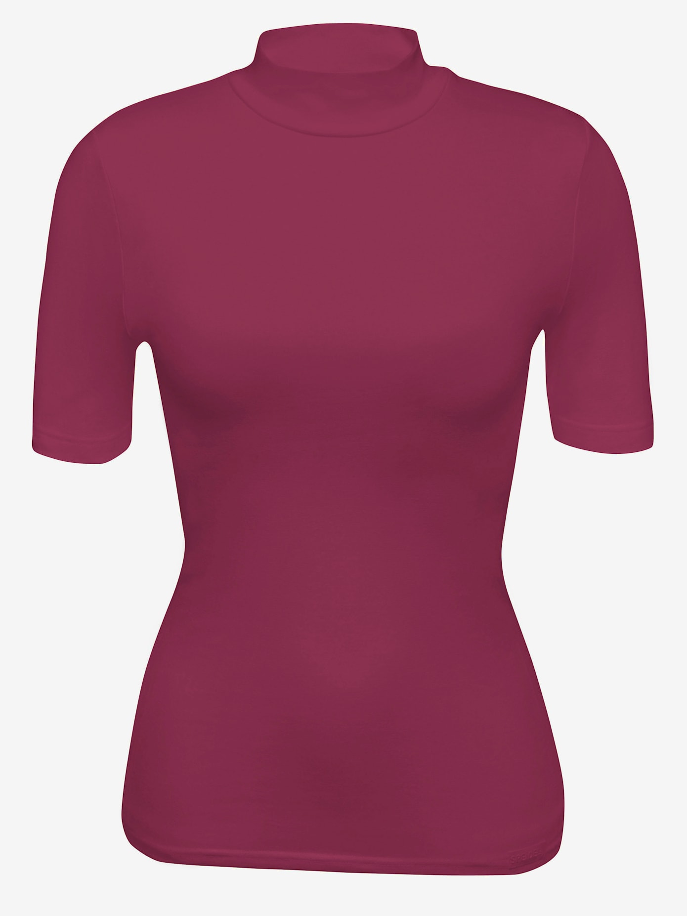 T-shirt manches courtes col montant