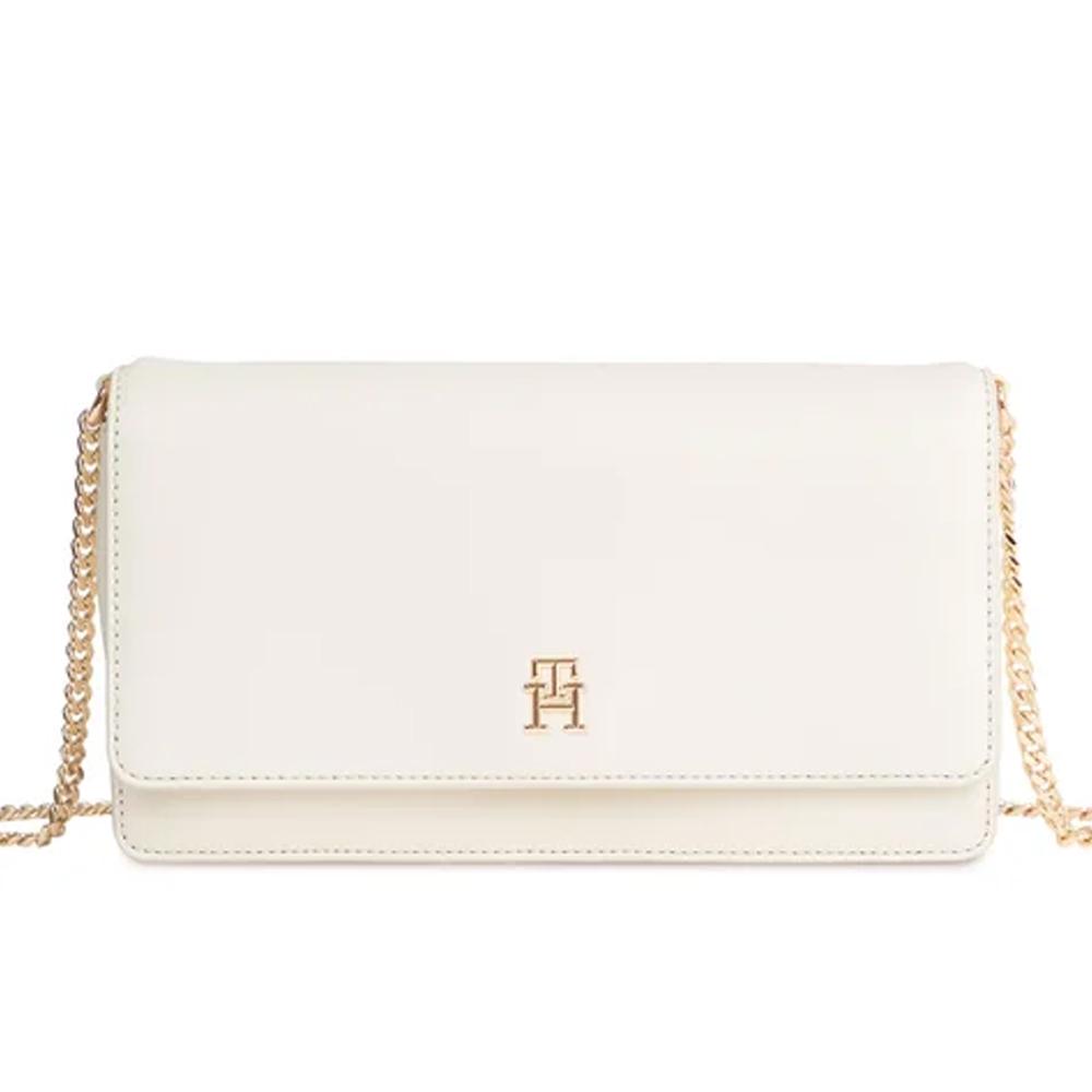 Tommy Hilfiger Sac Bandoulière Écru Femme Tommy Hilfiger Refined Chain
