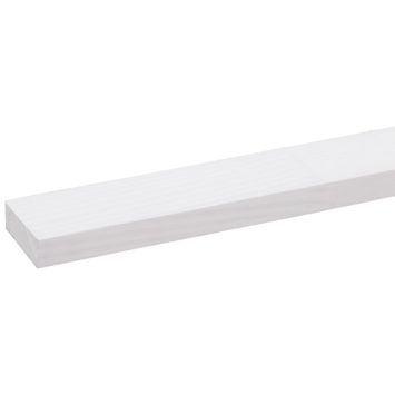 Lat geschaafd grenen wit gegrond 12x35 mm 270 cm