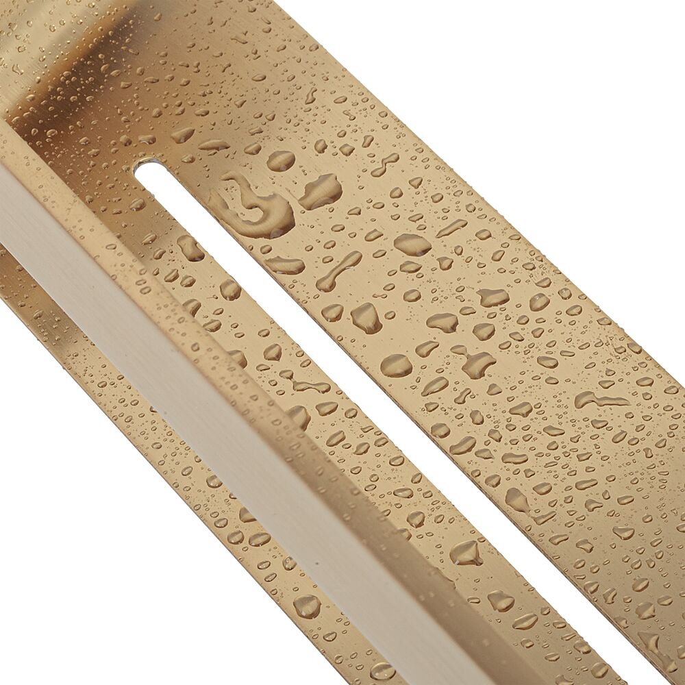 Geesa Shift douchemand 35cm goud geborsteld