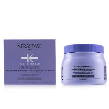 Kerastase Blond Absolu Masque Ultra-Violet Anti-Brass Blonde Perfecting Purple Masque (Lightened Cool Blonde Hair)