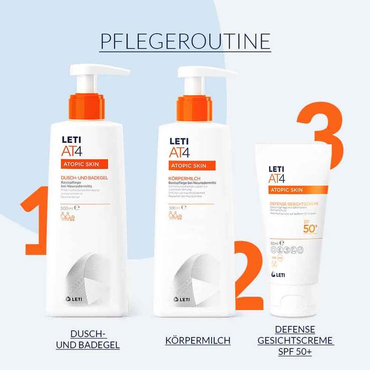 Leti AT4 Defense SPF 50+ Gesichtscreme, 50 ml