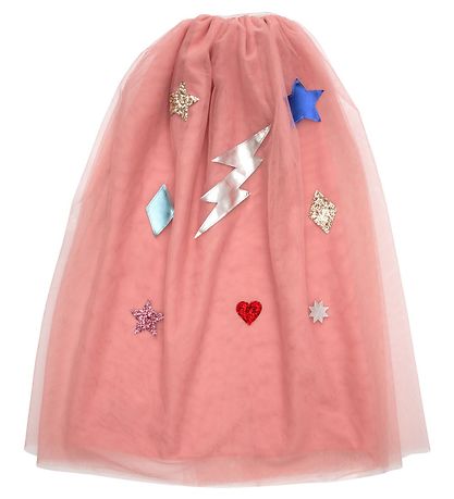 Meri Meri Kostüm - Mantel, Möglich und Armband - Pink Superhero