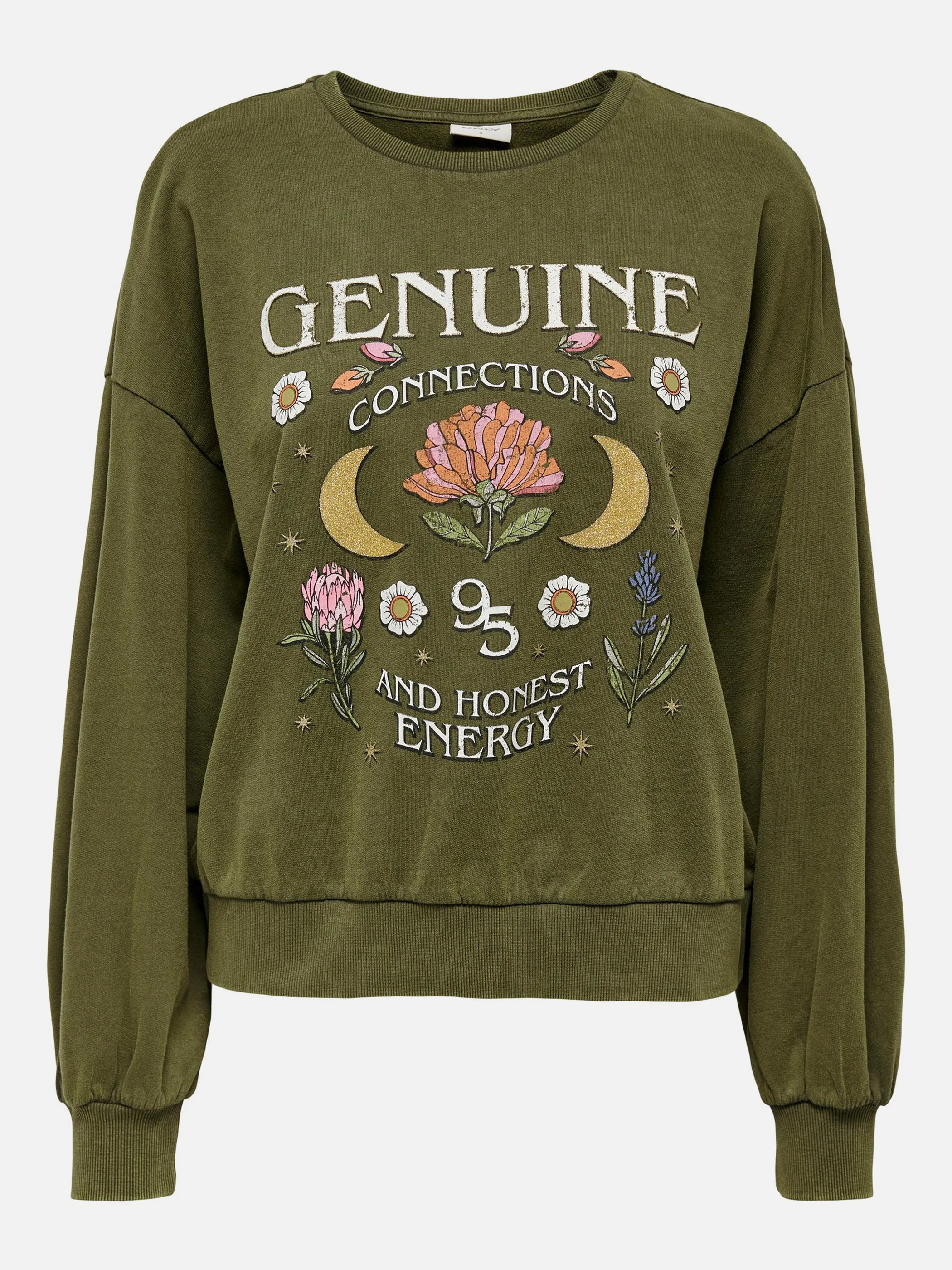 Damen ONLLUCINDA REG L/S FL Sweatshirt